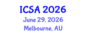 International Conference on Surgery and Anesthesia (ICSA) June 29, 2026 - Melbourne, Australia