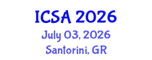 International Conference on Surgery and Anesthesia (ICSA) July 03, 2026 - Santorini, Greece