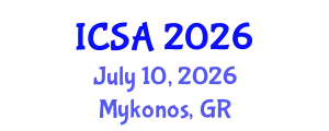 International Conference on Surgery and Anesthesia (ICSA) July 10, 2026 - Mykonos, Greece