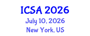 International Conference on Surgery and Anesthesia (ICSA) July 10, 2026 - New York, United States