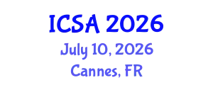 International Conference on Surgery and Anesthesia (ICSA) July 10, 2026 - Cannes, France