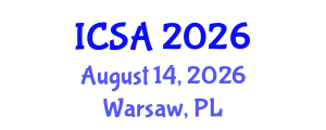 International Conference on Surgery and Anesthesia (ICSA) August 14, 2026 - Warsaw, Poland