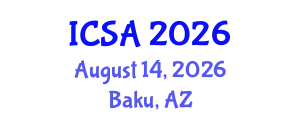 International Conference on Surgery and Anesthesia (ICSA) August 14, 2026 - Baku, Azerbaijan