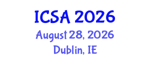 International Conference on Surgery and Anesthesia (ICSA) August 28, 2026 - Dublin, Ireland