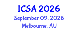 International Conference on Surgery and Anesthesia (ICSA) September 09, 2026 - Melbourne, Australia