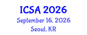 International Conference on Surgery and Anesthesia (ICSA) September 16, 2026 - Seoul, Republic of Korea