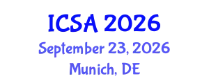 International Conference on Surgery and Anesthesia (ICSA) September 23, 2026 - Munich, Germany