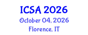 International Conference on Surgery and Anesthesia (ICSA) October 04, 2026 - Florence, Italy
