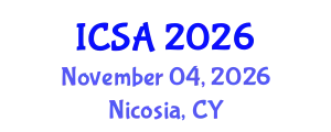 International Conference on Surgery and Anesthesia (ICSA) November 04, 2026 - Nicosia, Cyprus