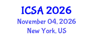 International Conference on Surgery and Anesthesia (ICSA) November 04, 2026 - New York, United States