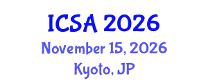International Conference on Surgery and Anesthesia (ICSA) November 15, 2026 - Kyoto, Japan