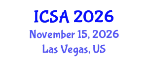 International Conference on Surgery and Anesthesia (ICSA) November 15, 2026 - Las Vegas, United States