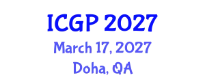 International Conference on Genomics and Pharmacogenomics (ICGP) March 17, 2027 - Doha, Qatar