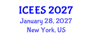 International Conference on Ecological and Environmental Safety (ICEES) January 28, 2027 - New York, United States