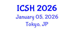 International Conference on Social Sciences and Humanities (ICSH) January 05, 2026 - Tokyo, Japan