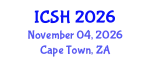 International Conference on Social Sciences and Humanities (ICSH) November 04, 2026 - Cape Town, South Africa