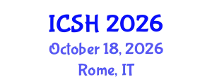 International Conference on Social Sciences and Humanities (ICSH) October 18, 2026 - Rome, Italy