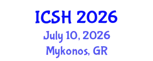 International Conference on Social Sciences and Humanities (ICSH) July 10, 2026 - Mykonos, Greece