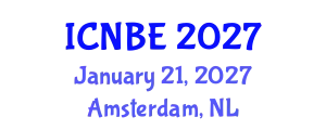 International Conference on Nanotechnologies and Biomedical Engineering (ICNBE) January 21, 2027 - Amsterdam, Netherlands