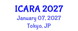 International Conference on Autonomous Robots and Agents (ICARA) January 07, 2027 - Tokyo, Japan