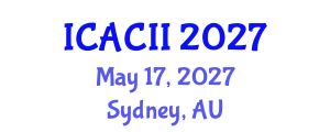 International Conference on Affective Computing and Intelligent Interaction (ICACII) May 17, 2027 - Sydney, Australia