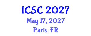 International Conference on Scientific Computing (ICSC) May 17, 2027 - Paris, France