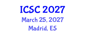 International Conference on Scientific Computing (ICSC) March 25, 2027 - Madrid, Spain