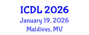International Conference on Development and Learning (ICDL) January 19, 2026 - Maldives, Maldives