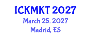 International Conference on Knowledge Management and Knowledge Technologies (ICKMKT) March 25, 2027 - Madrid, Spain