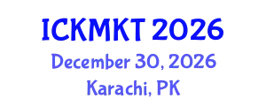 International Conference on Knowledge Management and Knowledge Technologies (ICKMKT) December 30, 2026 - Karachi, Pakistan