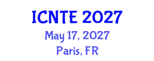 International Conference on Nondestructive Testing and Evaluation (ICNTE) May 17, 2027 - Paris, France