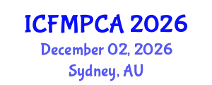 International Conference on Fracture Mechanics, Polymers, Composites and Adhesives (ICFMPCA) December 02, 2026 - Sydney, Australia
