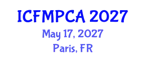 International Conference on Fracture Mechanics, Polymers, Composites and Adhesives (ICFMPCA) May 17, 2027 - Paris, France