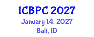 International Conference on Bioinspired Polymers and Composites (ICBPC) January 14, 2027 - Bali, Indonesia
