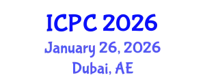 International Conference on Polymers and Composites (ICPC) January 26, 2026 - Dubai, United Arab Emirates