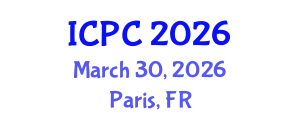 International Conference on Polymers and Composites (ICPC) March 30, 2026 - Paris, France