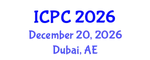 International Conference on Polymers and Composites (ICPC) December 20, 2026 - Dubai, United Arab Emirates