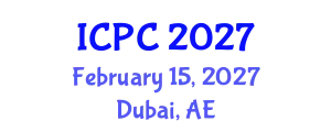 International Conference on Polymers and Composites (ICPC) February 15, 2027 - Dubai, United Arab Emirates