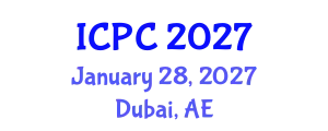 International Conference on Polymers and Composites (ICPC) January 28, 2027 - Dubai, United Arab Emirates