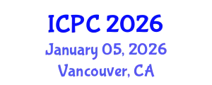 International Conference on Polymers and Composites (ICPC) January 05, 2026 - Vancouver, Canada