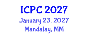 International Conference on Polymers and Composites (ICPC) January 23, 2027 - Mandalay, Myanmar