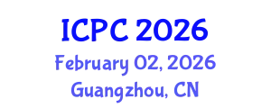 International Conference on Polymers and Composites (ICPC) February 02, 2026 - Guangzhou, China