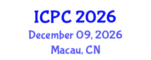 International Conference on Polymers and Composites (ICPC) December 09, 2026 - Macau, China