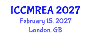 International Conference on Composite Materials and Renewable Energy Applications (ICCMREA) February 15, 2027 - London, United Kingdom