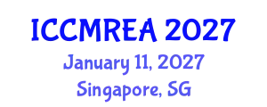 International Conference on Composite Materials and Renewable Energy Applications (ICCMREA) January 11, 2027 - Singapore, Singapore