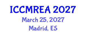 International Conference on Composite Materials and Renewable Energy Applications (ICCMREA) March 25, 2027 - Madrid, Spain