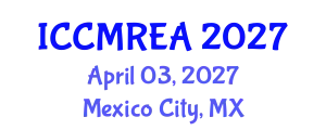 International Conference on Composite Materials and Renewable Energy Applications (ICCMREA) April 03, 2027 - Mexico City, Mexico
