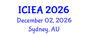 International Conference on Industrial Engineering and Applications (ICIEA) December 02, 2026 - Sydney, Australia