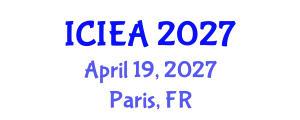 International Conference on Industrial Engineering and Applications (ICIEA) April 19, 2027 - Paris, France