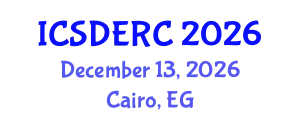 International Conference on Seismic Design of Earthquake Resilient Cities (ICSDERC) December 13, 2026 - Cairo, Egypt